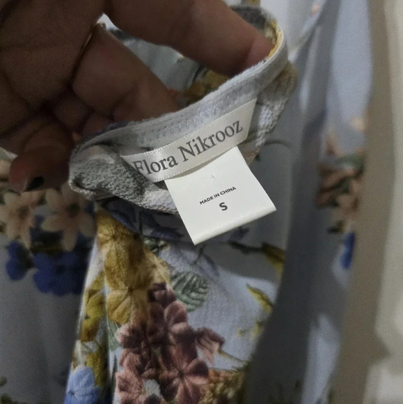 FLORA NIKROOZ Kayla Sleep Chemise/Slip Dress in Vintage Floral Print, EUC! - Picture 9 of 11
